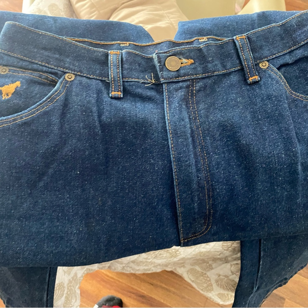 Vintage size 14 average Wrangler straight leg jeans #straightleg